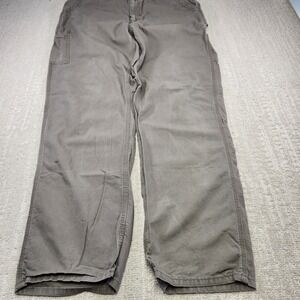 Carhartt Pants Men 38x36 B151 Canvas Loose Baggy‎ Y2K Carpenter Work Green